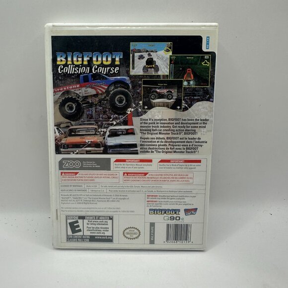 Bigfoot Collision Course Nintendo Wii Game Complete With Manual & Case - Picture 2 of 3